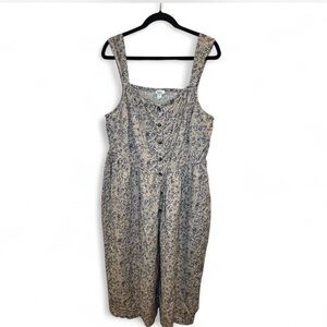 Floral Print Sleeveless Dress